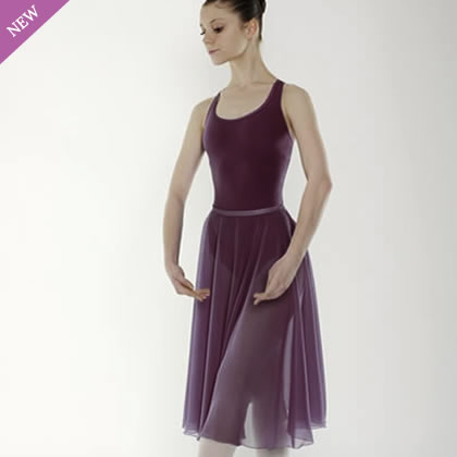 Aubergine Chiffon Skirts