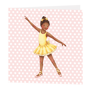 Pink spot Grace card x 5
