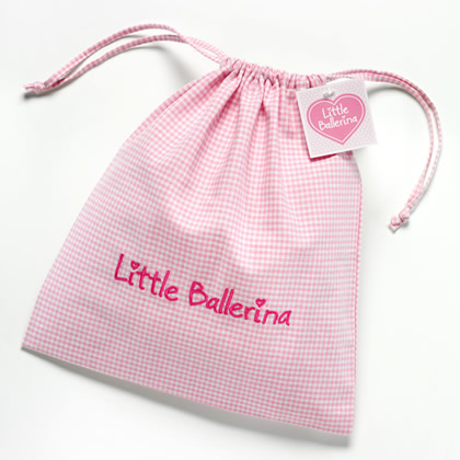 Large Gingham Shoe bag