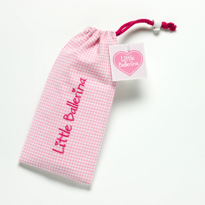 Small Gingham Shoe bag 